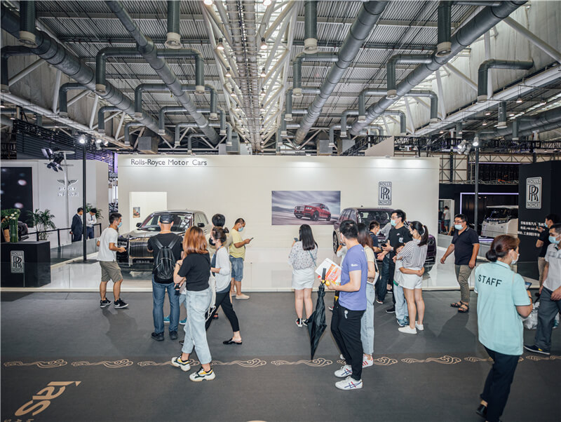 2021苏州五一国际车展劳斯莱斯展位(图1)